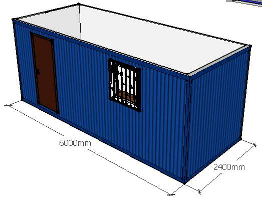 Дачный дом из блок-контейнера, пвх отделка